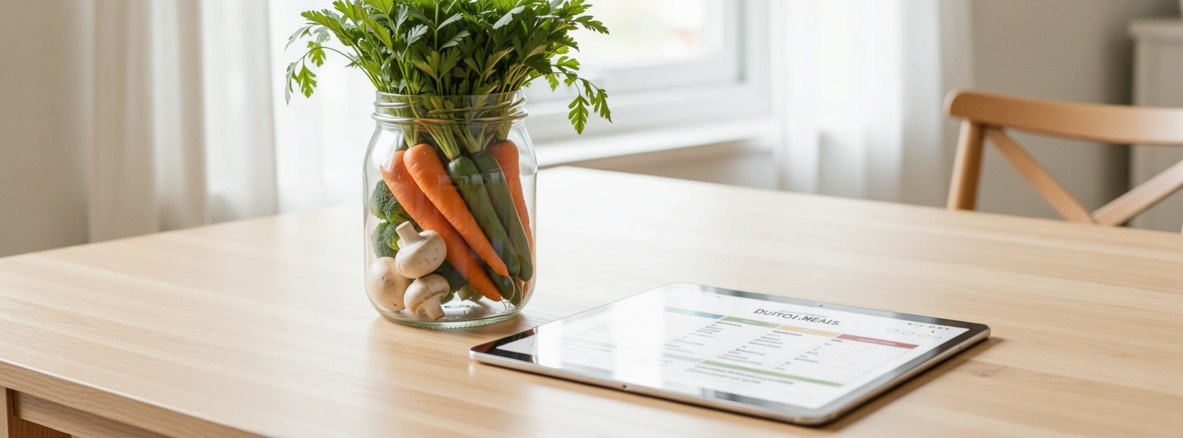 Plánovanie jedálnička – vizuál